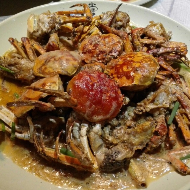 咸蛋黄大闸蟹