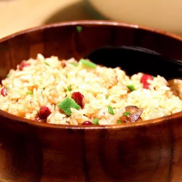 秋葵泡菜腊炒饭