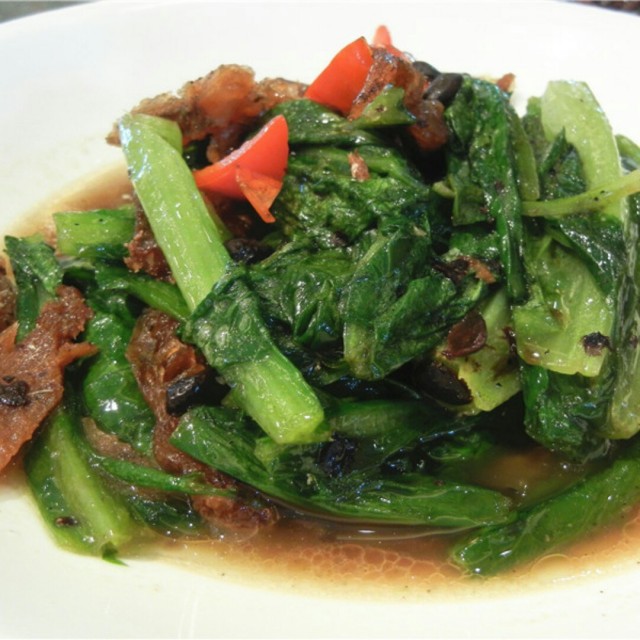 豆豉鲮鱼油麦菜
