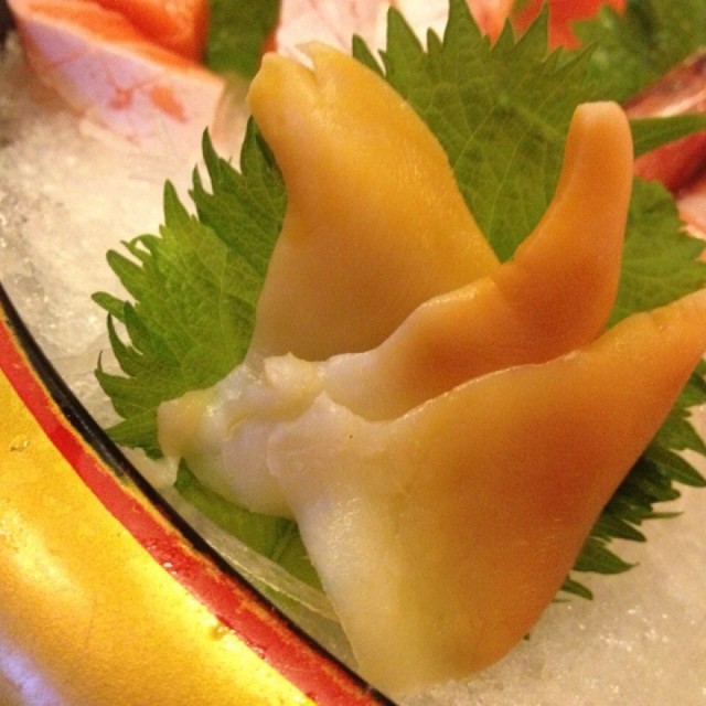 北极贝刺身