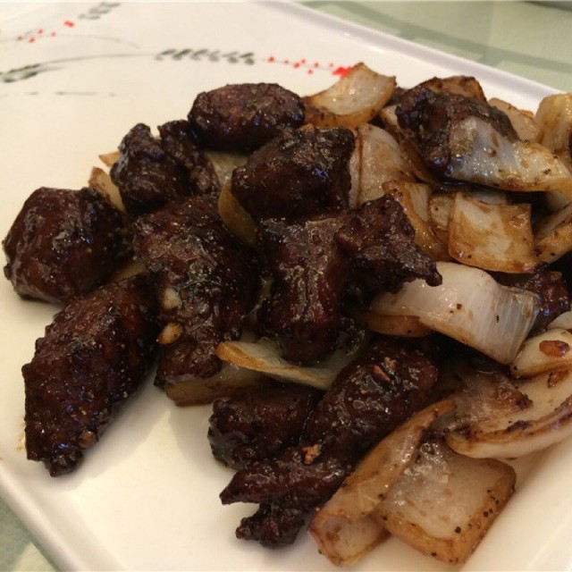 极品黑椒牛肉粒