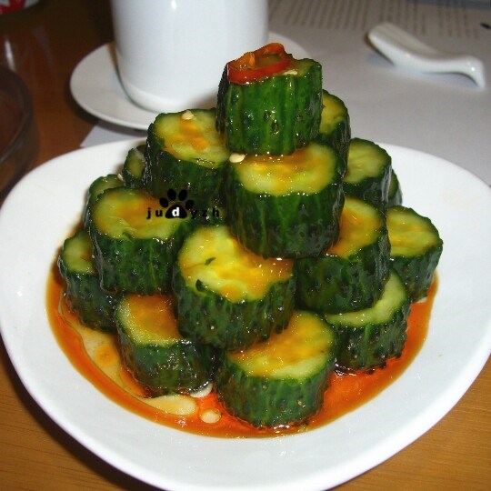 红油黄瓜