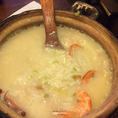 干贝虾蟹粥