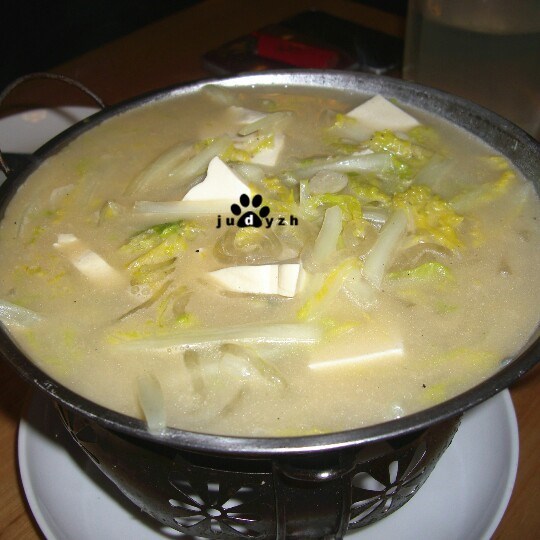 锅仔白菜粉条炖豆腐