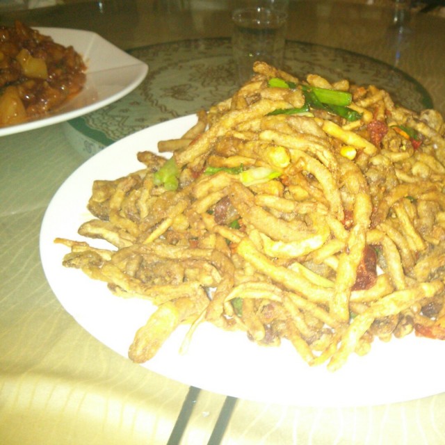 干煸茶树菇