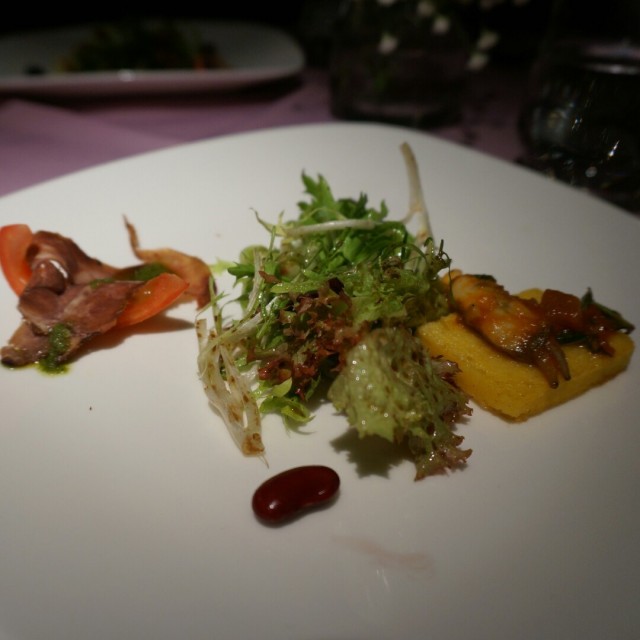 牛舌柽子配蔬菜