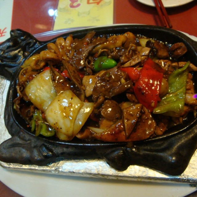 铁板腰花