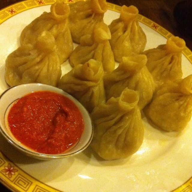 草原风情羊肉包子