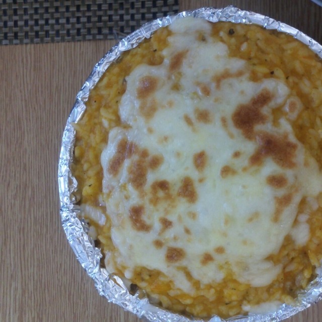 芝士南瓜笼仔焗饭