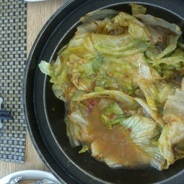 啫啫西生菜