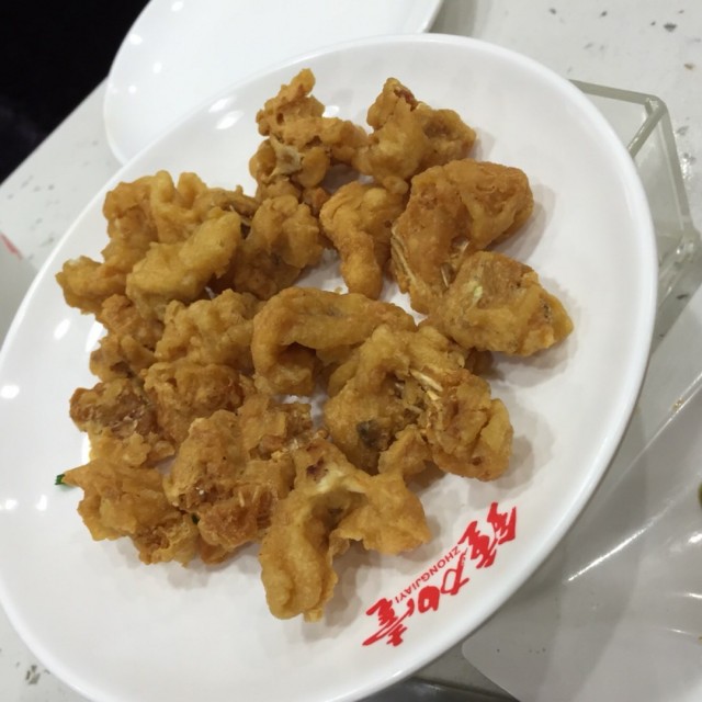 油炸鱼骨头