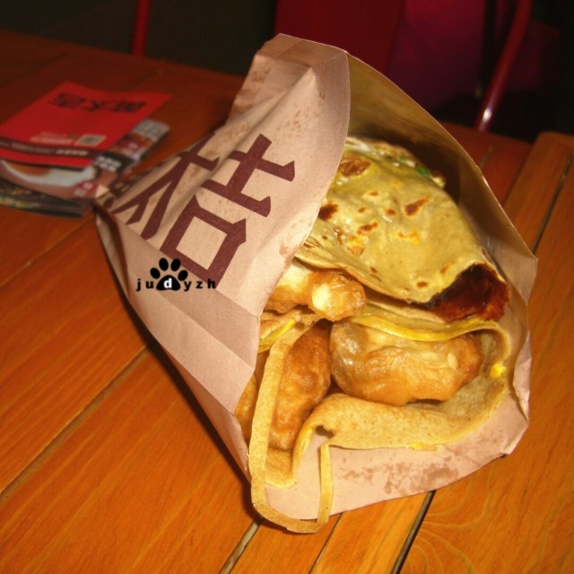 标准双蛋煎饼