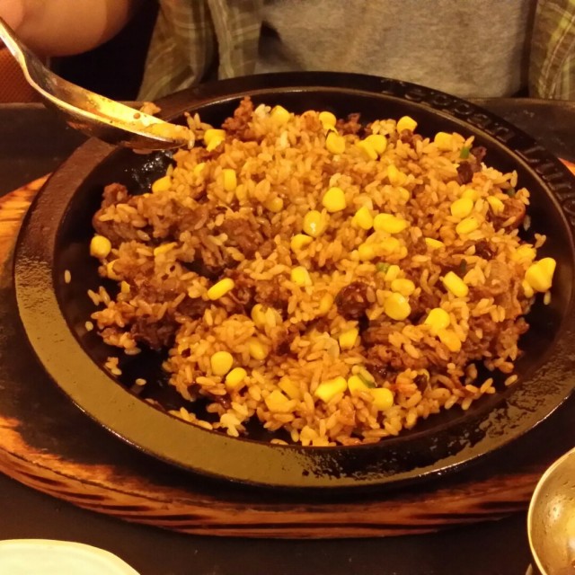 铁板肥牛饭