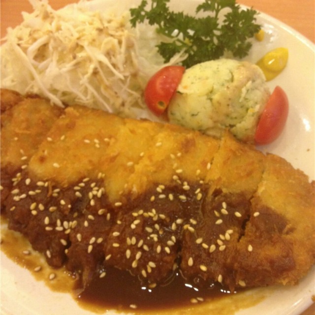咖喱鸡排饭