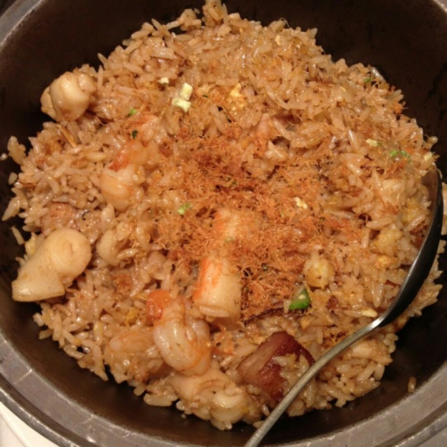 砂锅瑶柱海鲜饭