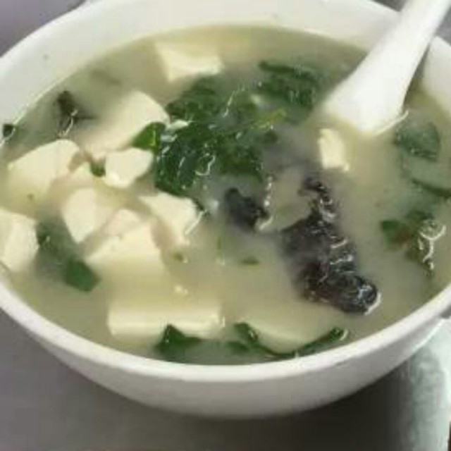 豆腐芫茜汤