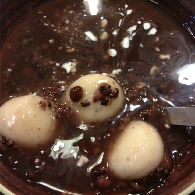 红豆汤圆