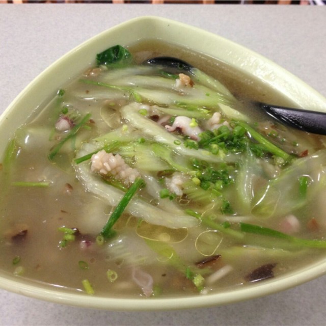 鲜鱿花面