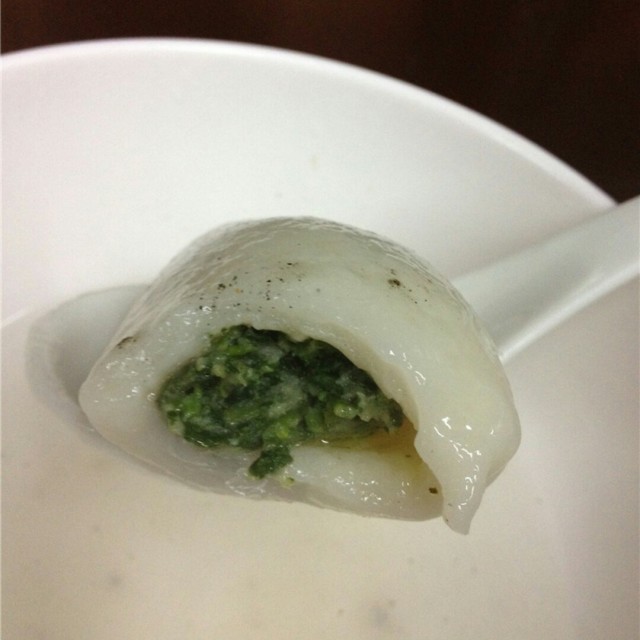 荠菜汤圆