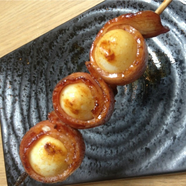 培根鹌鹑蛋串