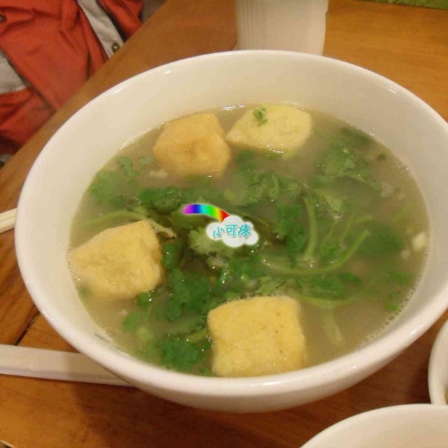 豆腐泡粉丝汤