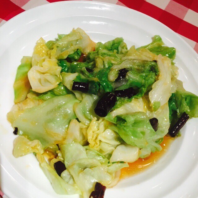 呛炒牛心菜