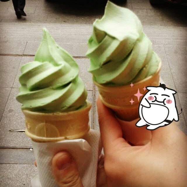 抹茶冰激凌