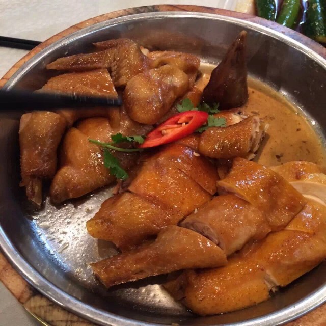 铜盘豉油鸡
