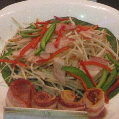 银针烟肉丝