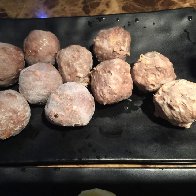 双拼牛肉丸