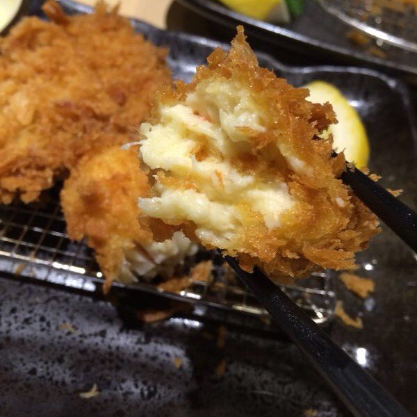 蟹肉可乐饼