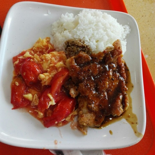 番茄鸡扒饭