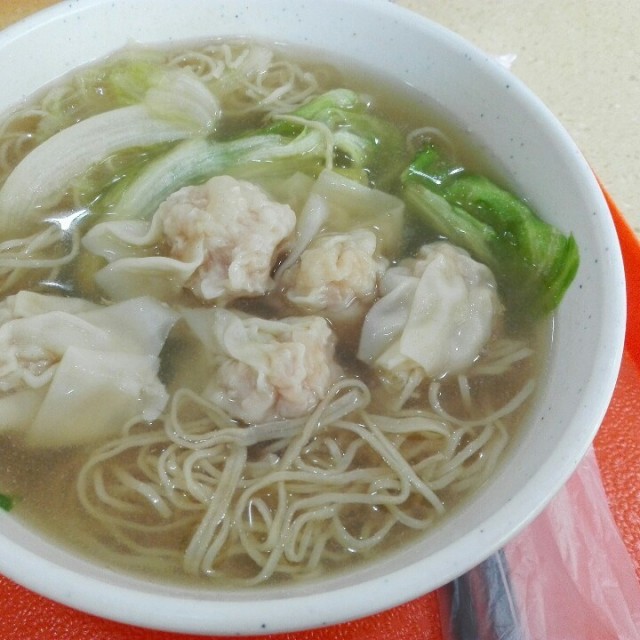 鲜虾蟹子云吞面