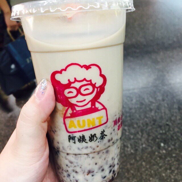 紫糯米奶茶