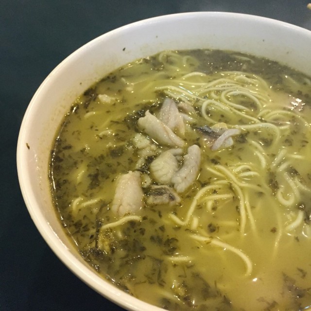 雪菜黄鱼煨面