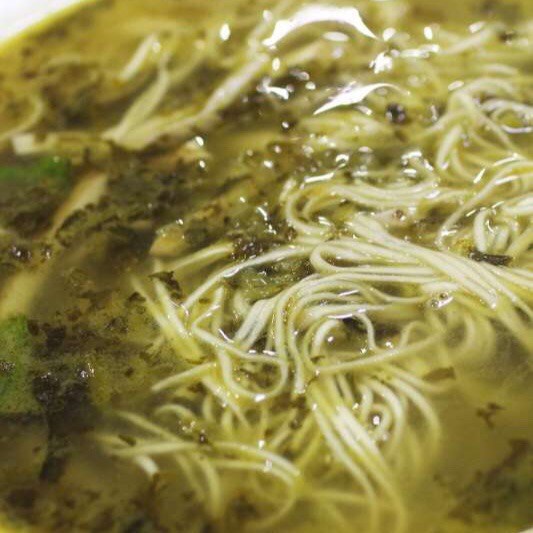 招牌咸菜肉丝面