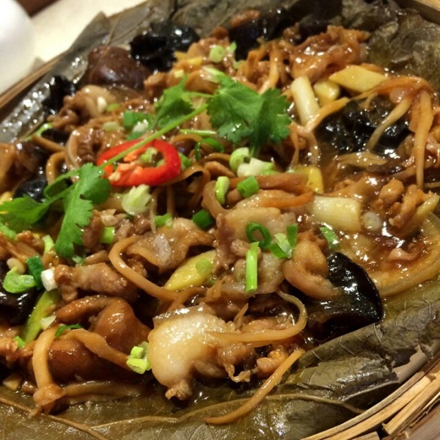 榨菜蒸土猪肉