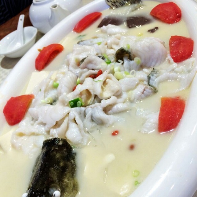 上汤浸鱼片