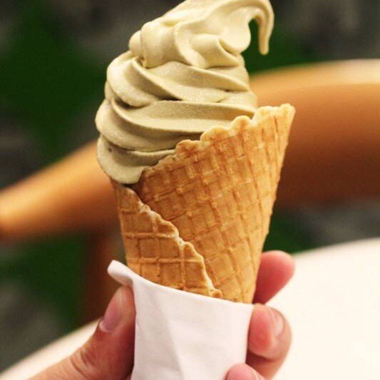 抹茶霜淇淋松饼