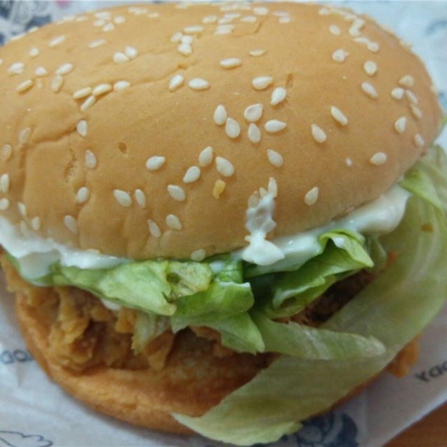 辣鸡腿汉堡