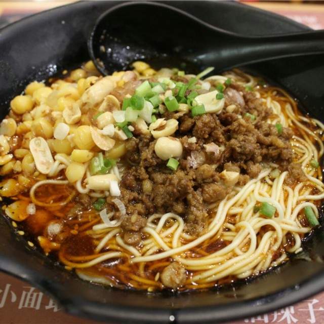 大白豌豆杂酱面