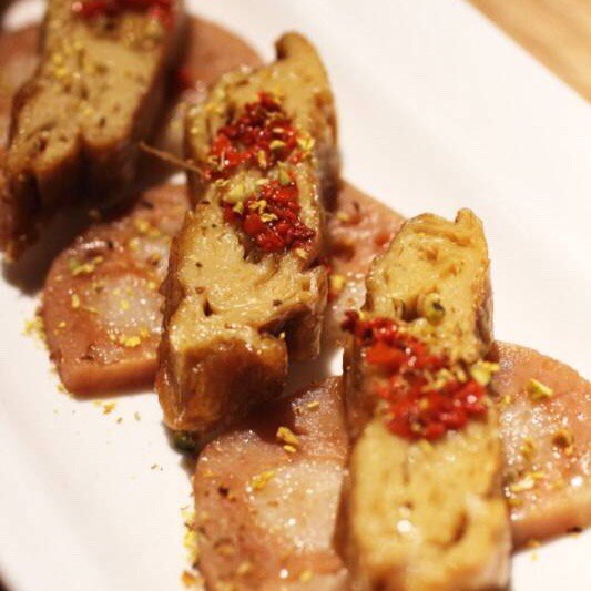 黄金桂糖藕配禅院素鸭