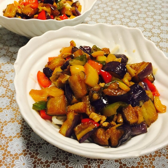 茄子肉丁面