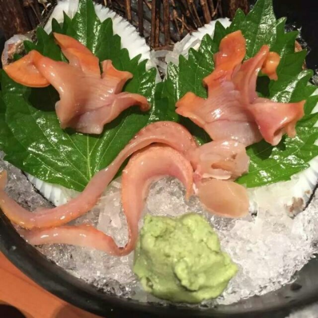 象拔蚌刺身
