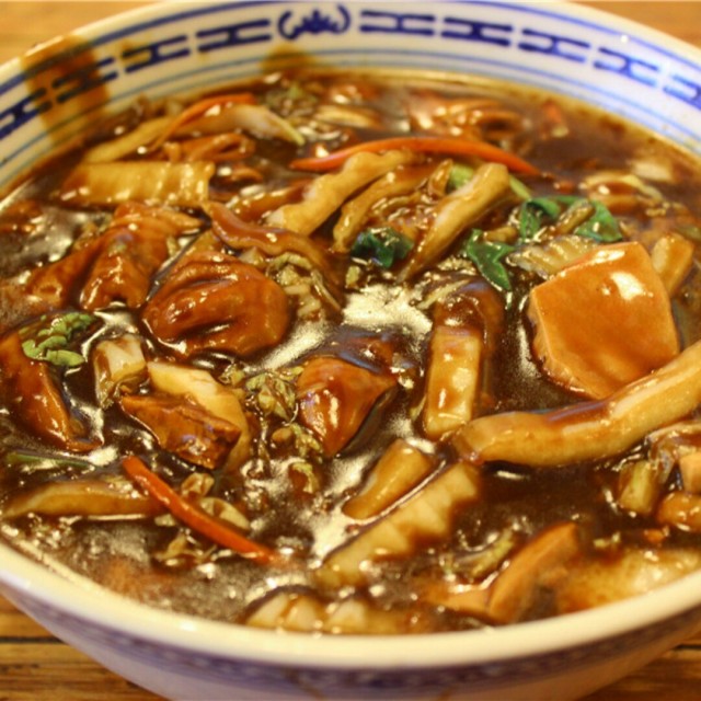 大肠腰花面