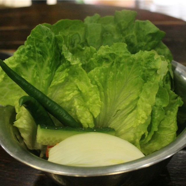 包肉菜