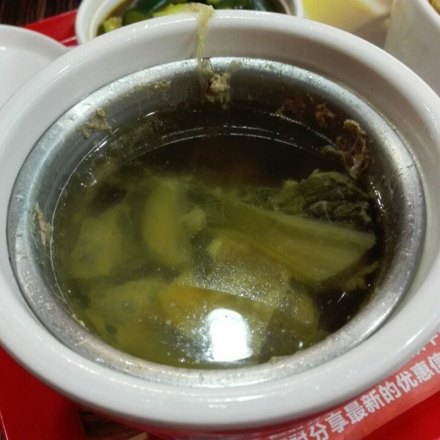 菜干龙骨汤