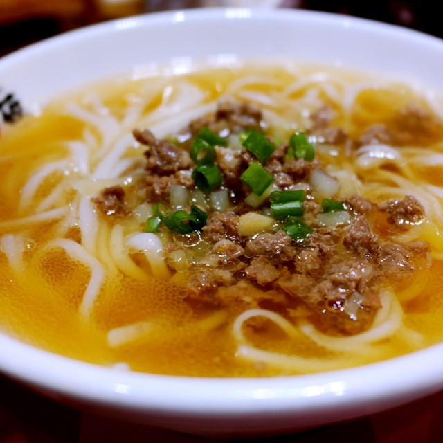 羊肉汤空心面