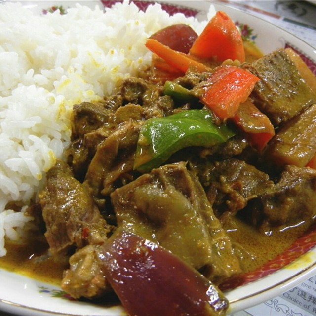 咖喱牛腩筋饭
