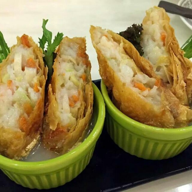 上汤腐皮卷